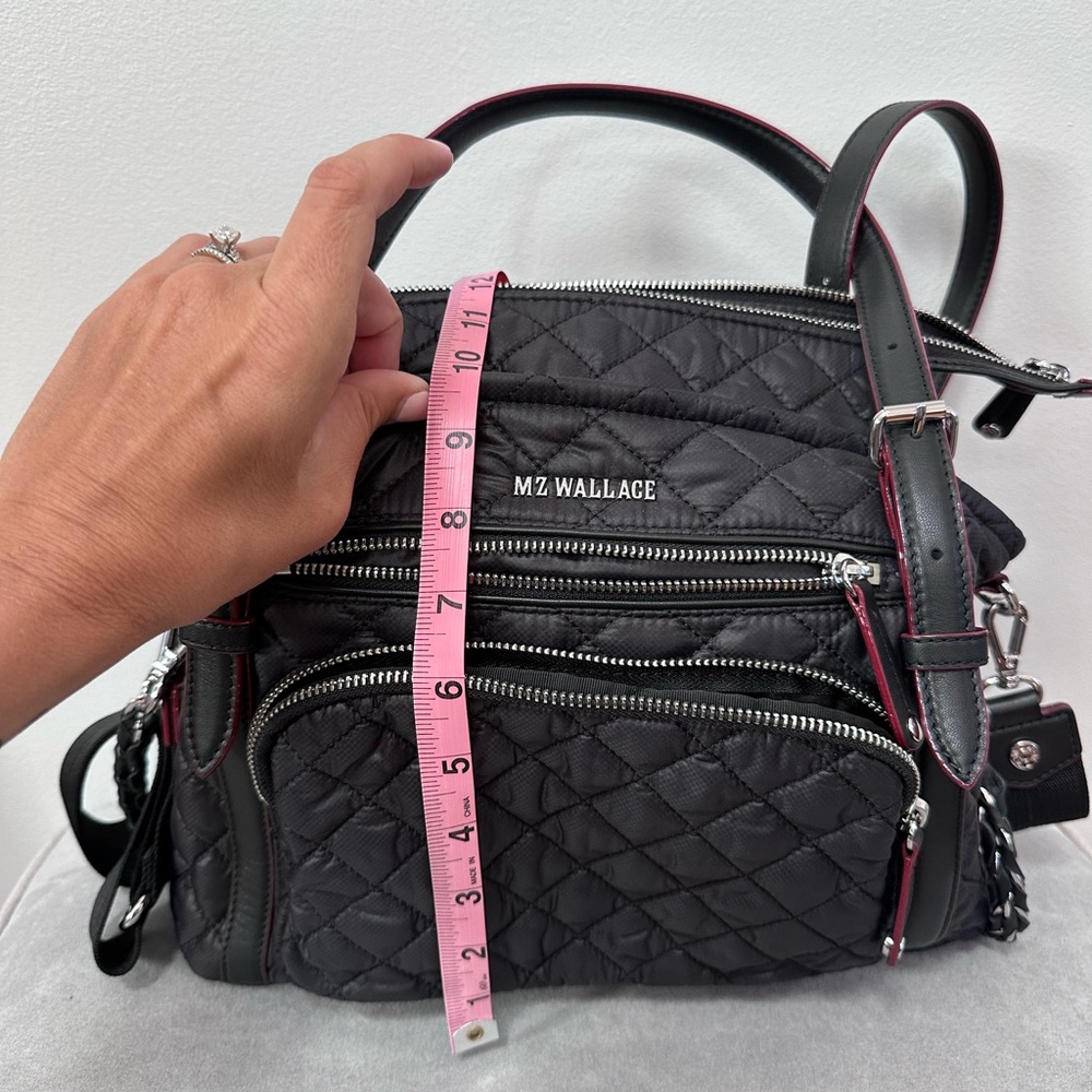MZ Wallace Black Crosby Everywhere Tote Bag- only used twice